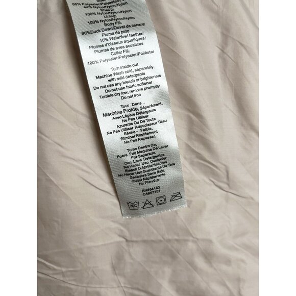 Calvin Klein Performance Women’s Sz Sm Quilted Down Vest Pink Full Zip Down Fill - Picture 7 of 10